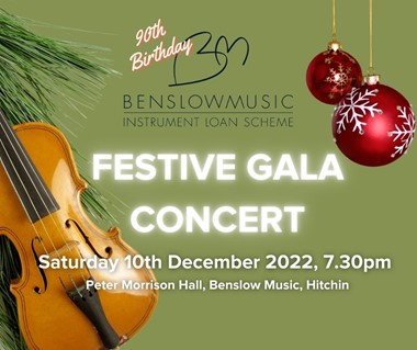 Saturday 10 December: BMILS Festive Gala Concert