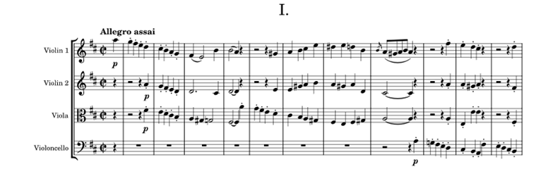 undefinedString Quartet in D Major  Emilie Mayer (1812 - 1883).
